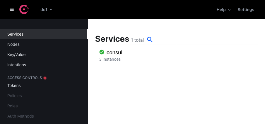 View your Consul dashboard View your Consul dashboard