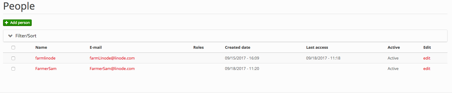 People screen People screen