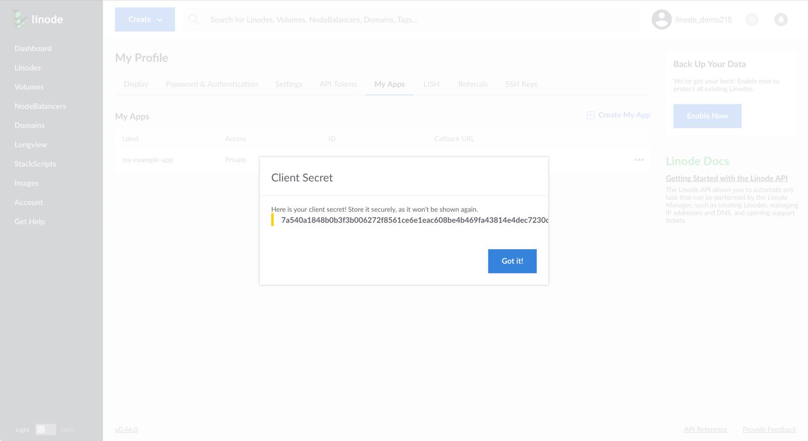 OAuth Account Profile OAuth Account Profile